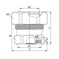 Stahlrohradapterkoffer