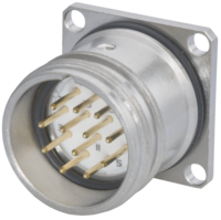 M23 Signal panel connector, Signal, M23, Circular Connector, Connector