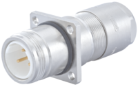M16 panel connector, M16, Brass, Circular Connector, Connector, Panel connector