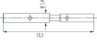 M40 Hybrid contacts, Circular Connector, Connector, M40, Hybrid