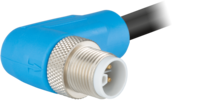 M12 Power umspritzt – Kodierung L – Winkelkupplungssteckverbinder, Rundsteckverbinder, Steckverbinder, M12, Leistung