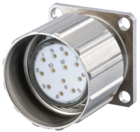 M23 Signal panel connector, Circular Connector, Connector, M23, Signal