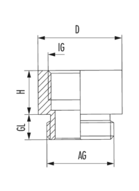 Reduzierung RE-Ms, Kabelverschraubung