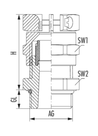 HSK-K-MZ-Ex, Cable Gland