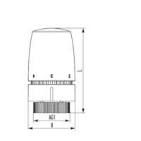 Thermostatkopf M30 x 1,5