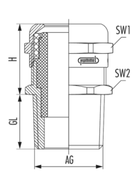 HSK-M-PVDF-Ex-d, Cable Gland