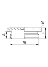 Plug V-NE-Ms, Cable Gland