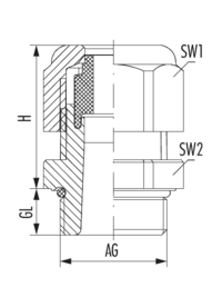 HSK-K-FLAKA-Ex-Active, Cable Gland