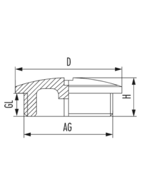 Verschluss V-N-FS, Kabelverschraubung