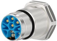 M23 Power panel connector, Circular Connector, Connector, M23, Power