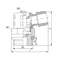 Outflow valve turnable with key control