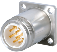 M16 INOX Geräteteckverbinder, Circular Connector, Connector