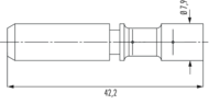 Kontakte M40 Leistung, Rundsteckverbinder, Steckverbinder, M40, Leistung