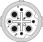 M16 Kontakteinsätze 4+4 / 4+3+PE