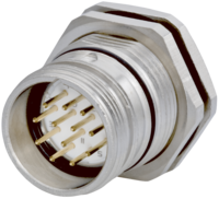 M23 Signal panel connector, Signal, M23, Circular Connector, Connector