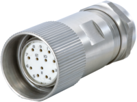 M23 Signal INOX cable connector, Circular Connector, Connector
