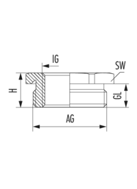 Réduction RS-INOX, Cable Gland