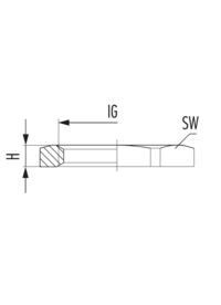 Locknut GM-INOX, Cable Gland, Accessories