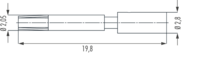 Kontakte M12 Power, Leistung, M12, Rundsteckverbinder, Steckverbinder
