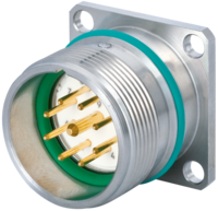 M23 Signal INOX panel connector, Circular Connector, Connector