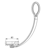 Sealing cap with strap