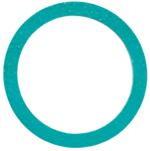 Thread seal ring made of fibre composite material