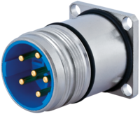 M23 Hybrid Typ 1 Gerätesteckverbinder, Rundsteckverbinder, Steckverbinder, M23, Leistung