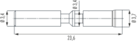 M23 Leistung Kontakte, Leistung, M23, Rundsteckverbinder, Steckverbinder