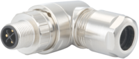 M12 Power Winkelkupplungssteckverbinder, Rundsteckverbinder, Steckverbinder, M12, Leistung