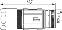 M23 Signal Kupplungssteckverbinder, Signal, M23, Rundsteckverbinder, Steckverbinder