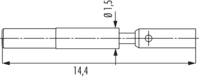 Kontakte M16, M16, M23, Signal, Rundsteckverbinder, Steckverbinder