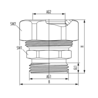 Stahlrohradapterkoffer
