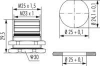 M23 Signal Gerätesteckverbinder, Rundsteckverbinder, Steckverbinder, M23, Signal