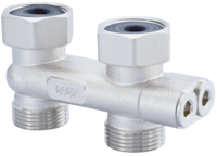 Umlenkstück Durchgangsform absperrbar