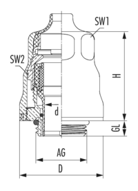 HSK-INOX-HD, Cable Gland