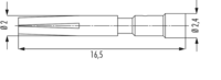M23 Profinet Kontakte, M16, M23, Signal, Rundsteckverbinder, Steckverbinder