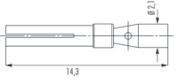 M27 Signal Kontakte, Rundsteckverbinder, Steckverbinder, M27, Signal