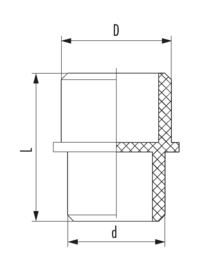 Plug HSK-V, Cable Gland