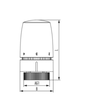 Thermostatkopf M30 x 1,5