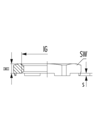 Gegenmutter GM-EMV, Kabelverschraubung, Zubehör