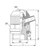 Entlüftungsventil mit O-Ring G 1/4
