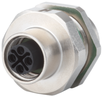 M12 Power panel connector, Circular Connector, Connector, M12, Power