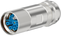 M23 Hybrid Typ 2 INOX Kabelsteckverbinder