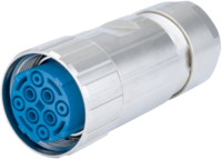 M40 Power cable connector, Power, M40, Brass, Circular Connector, Connector