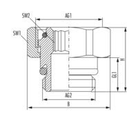Anschlussverschraubung