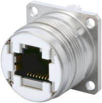 M23 RJ45 panel connector, Circular Connector, Connector, M23