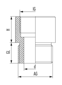 Reducer R-M-PA, Cable Gland