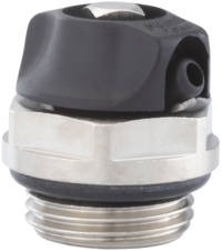 Air bleeder valve turnable with o-ring