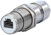 M23 RJ45 panel connector, Circular Connector, Connector, M23