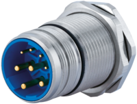 M23 Hybrid Typ 1 Gerätesteckverbinder, Rundsteckverbinder, Steckverbinder, M23, Leistung